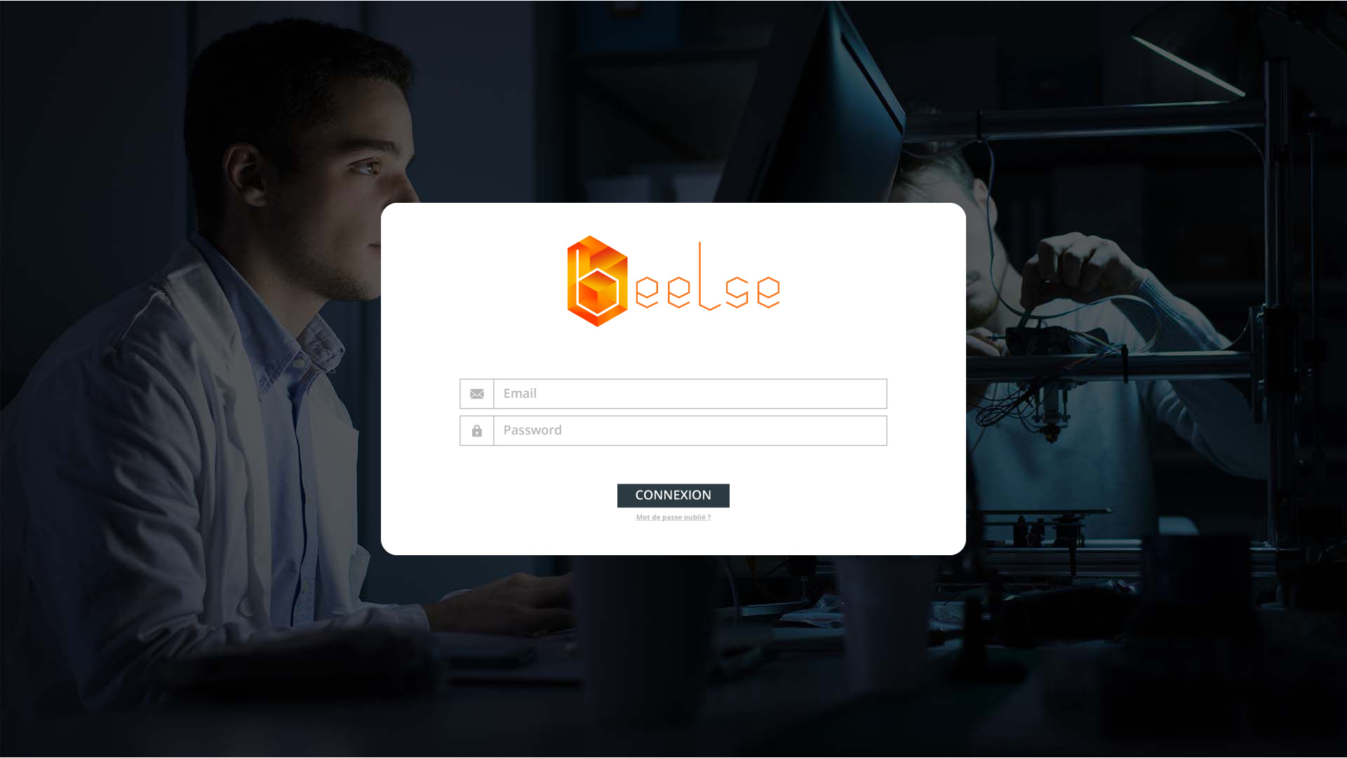 Page login de Beelse