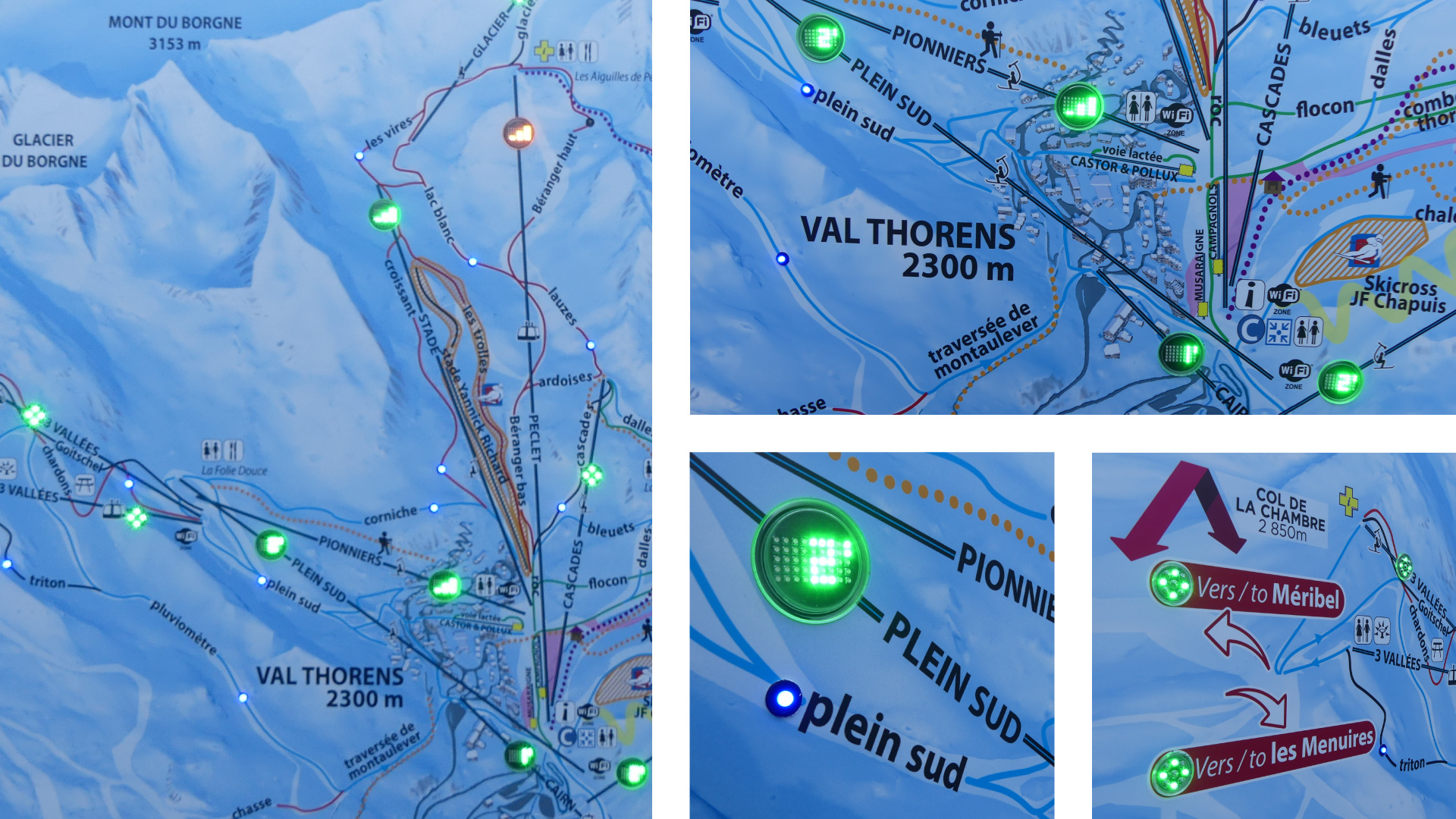 Exemple d'un plan de piste